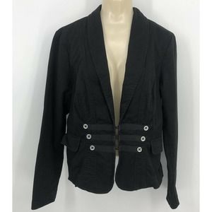 CAbi 10 Peplum Military Jacket Blazer Coat #329